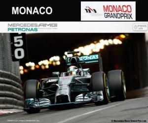 Puzzle Λιούις Χάμιλτον - Mercedes - Grand Prix του Μονακό 2014, 2ος ταξινομούνται